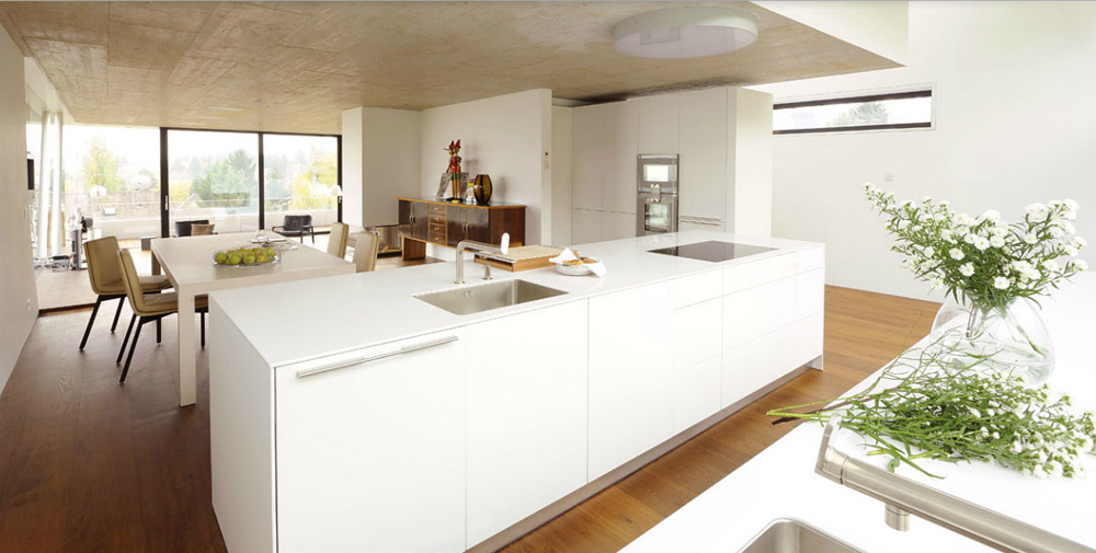 Obegi Home Bulthaup Kitchens Cuisine avec Mur en Pierre 12 Catalogue B3 F DesignBest 1000x505